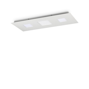 PLAFONIERA RELAX PL D090, ALB, DIN METAL, STIL MODERN