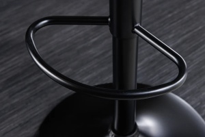 SCAUN BAR, MANHATTAN, METAL, LEMN SI PIELE ECO, STEJAR - Img 4