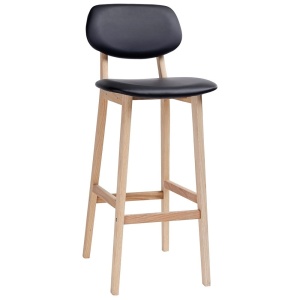 SCAUN DE BAR NEGRU HOKER DEKER STIL MODERN B2
