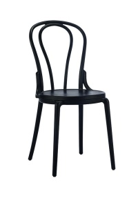 SCAUN DE BUCATARIE NEGRU VINTAGE DESIGN VINTAGE
