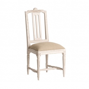 SCAUN DOLLOT REF. 25443, BEJ, STIL VINTAGE, DIN LEMN MASIV DE MANGO, BUMBAC SI IN, VIC