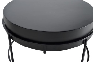 SET 2 MASUTE DE CAFEA 1187, AURIU/NEGRU, METAL, STIL MODERN G&C - Img 2