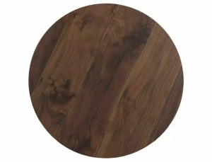 SET 2 MASUTE DE CAFEA TWINGO, NUC/NEGRU, BLAT DIN MDF, FURNIR NATURAL SI CADRU DIN METAL, STIL MODERN - Img 2