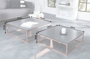 SET 2 MASUTE, NEW FUSION DIN METAL SI MDF, DESIGN MODERN - Img 6