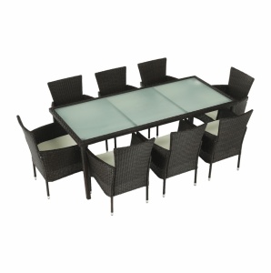 SET DE GRADINA DIN 9 PIESE MENIBOR, MARO/BEJ, STIL MODERN, TK - Img 3