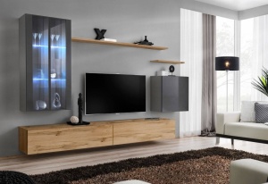 SET LIVING MODULAR CU LED SWITCH 12, GWT SW12, STIL MODERN, ASM