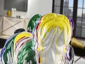 STATUETA DECORATIVA HUGO, 110x94 CM, DIN RASINA POLIESTERICA SI FIBRE DE STICLA, STIL MODERN - Img 4
