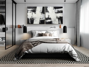 TABLOU CANVAS ACTOS II, 90x90 CM, STIL MODERN - Img 4