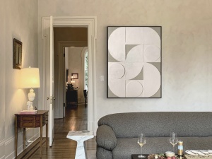 TABLOU DECORATIV GEOMIA, 90x120 CM, STIL MODERN