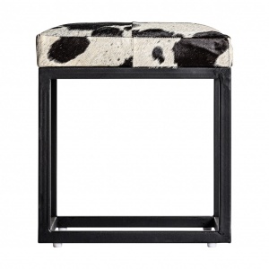 TABURET DIN PIELE SI METAL WAUKUN REF. 29481, STIL VINTAGE, VIC