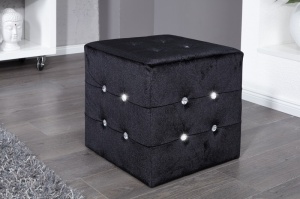 TABURET ELEGANT CU STRASSURI BOUTIQUE 11042 DESIGN MODERN