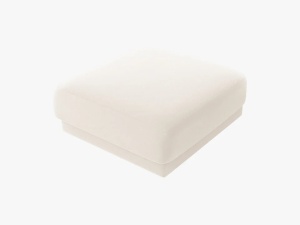 TABURET MILEY, 90 CM, BEJ DESCHIS 22, TAPITERIE DIN CATIFEA, DESIGN DEOSEBIT - Img 2