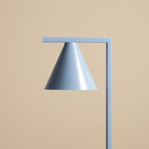 VEIOZA FORM, 40 CM, ALBASTRA, DIN METAL, STIL MODERN