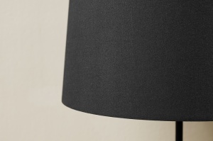 VEIOZA WILDLIFE 75CM, DIN METAL SI ABAJUR, COD 44355, AURIU/NEGRU, DESIGN MODERN - Img 4