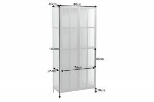 VITRINA/ORGANIZATOR, STIL INDUSTRIAL, DURA STEEL 180CM, DIN METAL SI STICLA, ARTIM GROUP SELECTION - Img 7