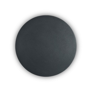 APLICA COVER AP D20 ROUND, NEGRU, DIN ALUMINIU, STIL MODERN