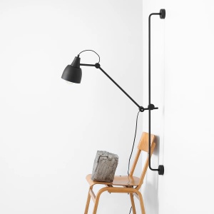APLICA DRON, 113 CM, NEAGRA, DIN METAL, STIL VINTAGE - Img 4