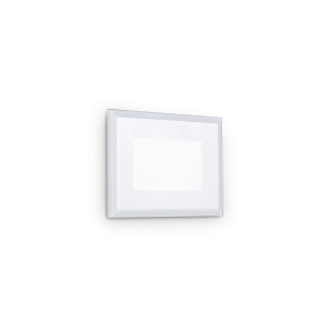 APLICA INDIO FI 5W, ALB, DIN ALUMINIU, STIL MODERN