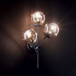 APLICA KEPLER AP3, NEGRU, DIN METAL, STIL MODERN - Img 3