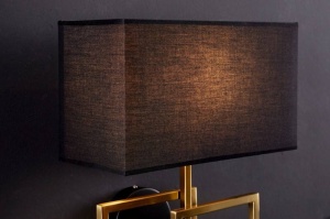 APLICA, LEONOR DIN TEXTIL SI METAL, NEGRU/AURIU, DESIGN DEOSEBIT - Img 3
