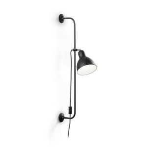 APLICA SHOWER AP1, NEGRU, DIN METAL, STIL VINTAGE