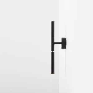 APLICA STICK, 36 CM, NEAGRA, DIN METAL, STIL MODERN - Img 2