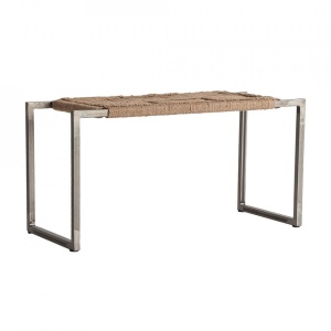 BANCHETA 28004 MARO/GRI DIN IUTA SI FIER 76 CM GRONDON STIL VINTAGE VICAL - Img 2