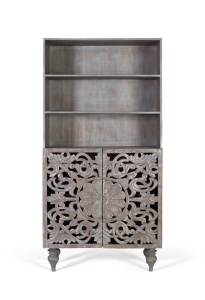 BIBLIOTECA/ORGANIZATOR, 1927, DIN LEMN DE MANGO, SCULPTATE MANUAL, ARTIM GROUP SELECTION