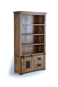 BIBLIOTECA/VITRINA RETRO, 185CM, COD 1402, LEMN DE MANGO, ARTIM GROUP SELECTION - Img 2