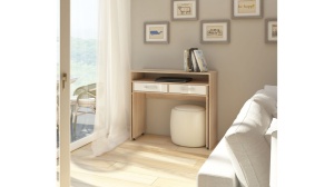 BIROU ALB/STEJAR ZOOM - DESIGN MODERN