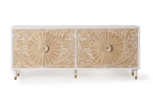 BUFET 190CM, DIN LEMN DE MANGO, STIL VINTAGE/INDUSTRIAL GINER Y COLOMER - Img 2