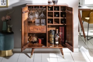 BUFET DE BAR/LIVING, MYSTIC 75CM, LEMN SALCAM COD 39951 STIL RETRO - Img 3