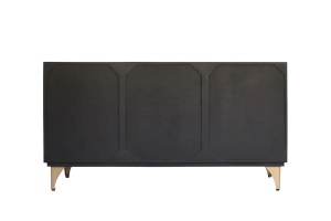 BUFET, GOLDEN SUNSET, 140CM, 3D, LEMN DE MANGO, NEGRU, ARTIM GROUP SELECTION - Img 6