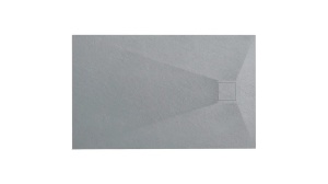 CADITA DE DUS REA MAGNUM, 100x80 CM, GRI, DIN COMPOZIT, CALITATE SUPERIOARA