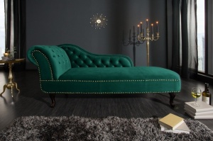 CANAPEA DE COLT/DIVAN CHESTERFIELD 170CM, VERDE SMARALD, ARTIM GROUP SELECTION - Img 2