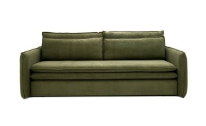 CANAPEA EXTENSIBILA SENSE SLIM, GRUPA I, CONFECTIONATA DIN METAL, SPUMA POLIURETANICA SI TEXTIL, STIL MODERN