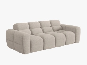 CANAPEA LISA, 3 LOCURI, 216 CM, BEJ 05, TAPITERIE DIN STOFA, DESIGN DEOSEBIT