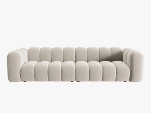CANAPEA LUPIN, 4 LOCURI, 288 CM, BEJ 1, TAPITERIE DIN CATIFEA, DESIGN DEOSEBIT