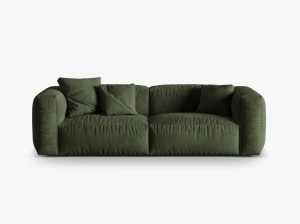 CANAPEA MARTINA, 3 LOCURI, 240 CM, DIVERSE CULORI SI MATERIALE, DESIGN DEOSEBIT - Img 11
