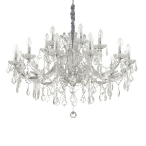 CANDELABRU DE CRISTAL, DESIGN CLASIC, CROM, NAPOLEON SP16