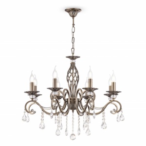CANDELABRU GRACE RC247-PL-08-R, DIN METAL SI STICLA, STIL MODERN, MAYTONI