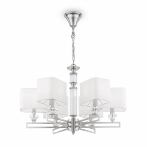 CANDELABRU ONTARIO MOD020PL-06CH , DIN METAL SI TEXTIL, STIL MODERN, MAYTONI