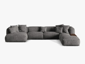 COLTAR MARTINA DREAPTA, 4+ LOCURI, 406 CM, DIVERSE CULORI SI MATERIALE, DESIGN DEOSEBIT - Img 8