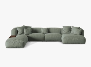 COLTAR MARTINA STANGA, 4+ LOCURI, 406 CM, DIVERSE CULORI SI MATERIALE, DESIGN DEOSEBIT - Img 6