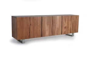 COMODA 220CM, NATURAL, DIN LEMN DE SALCAM/METAL, GINER Y COLOMER