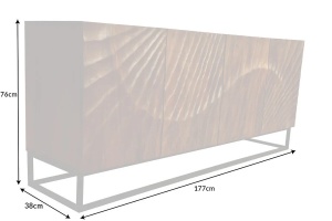 COMODA/BUFET DIN LEMN, 180CM, SCORPION, DIN LEMN MANGO, MARO, ARTIM GROUP SELECTION - Img 2