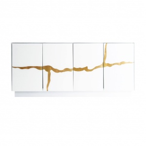 COMODA CESIS REF. 27806, DIN METAL SI MDF, STIL MODERN, VIC