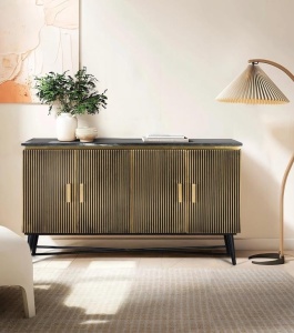 COMODA ELEGANTA 150CM, COD 1717, LEMN DE MANGO, METAL SI BLAT DIN MARMURA, ARTIM GROUP SELECTION