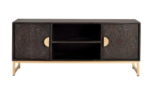 COMODA TV 1010, DIN LEMN DE MANGO, STIL INDUSTRIAL G&C