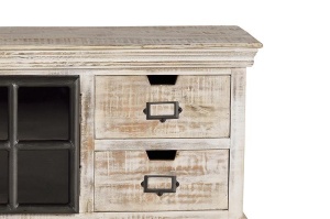 COMODA TV 1129, DIN LEMN DE MANGO, STIL INDUSTRIAL G&C - Img 5